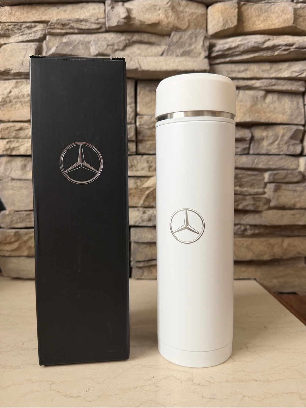 Mercedes-Benz SUS316 Insulated Bottle Thermos New in Box